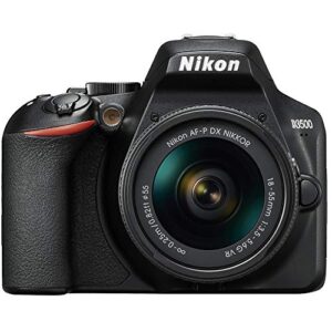 Nikon D3500 24.2MP DSLR Camera w/AF-P 18-55mm VR Lens & 70-300mm Dual Zoom Lens (1588B) – (Renewed)