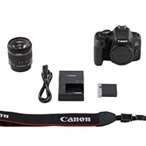 Canon EOS 800D Digital SLR with 18-55 is STM Lens Black (International Model No Warranty)