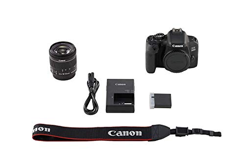 Canon EOS 800D Digital SLR with 18-55 is STM Lens Black (International Model No Warranty)