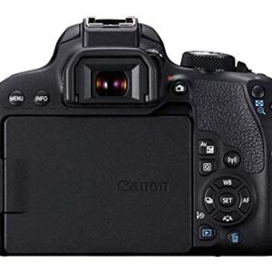 Canon EOS 800D Digital SLR with 18-55 is STM Lens Black (International Model No Warranty)