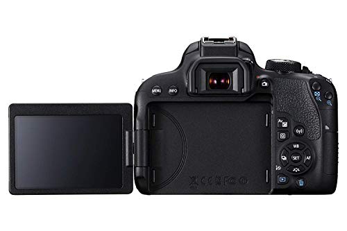 Canon EOS 800D Digital SLR with 18-55 is STM Lens Black (International Model No Warranty)