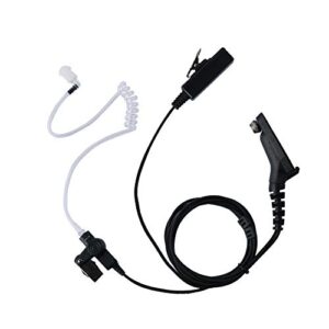 klykon apx 6000 earpiece, 2 wire surveillance security acoustic tube eeapiece headset for motorola mtp850 mototrbo xpr 6550 6350 xpr7550 7550e 75807380 7350 apx900 walkie talkie 2 way radio