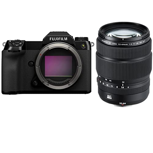Fujifilm GFX50S II Medium Format Camera Body with GF 32-64mm f/4 R LM WR Wide-Angle Zoom Lens