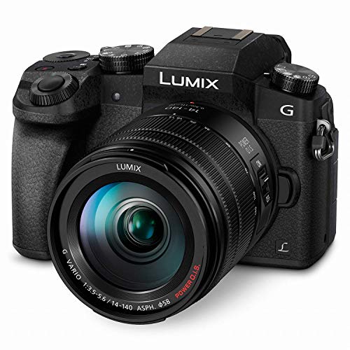 Panasonic LUMIX G7 Mirrorless Camera with 14-140mm Lens (Renewed)