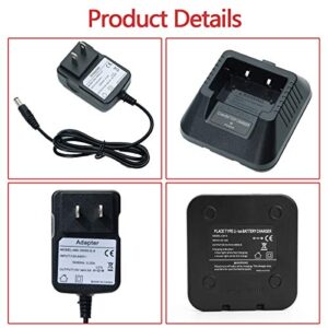 Baofeng Battery Charger 100v-240v with US Adapter +1USB Charger Cable for DM-5R UV-5R UV-5RA UV-5RE BF-F8HP UV-5X3 UV-R3 V2+ Plus Series Two-Way Radio Walkie Talkie