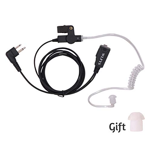 Wlfys Radio Earpiece for Motorola with Mic Acoustic Tube Headset Walkie Talkie CLS1110 CP110 CP200 GP300 GP2000