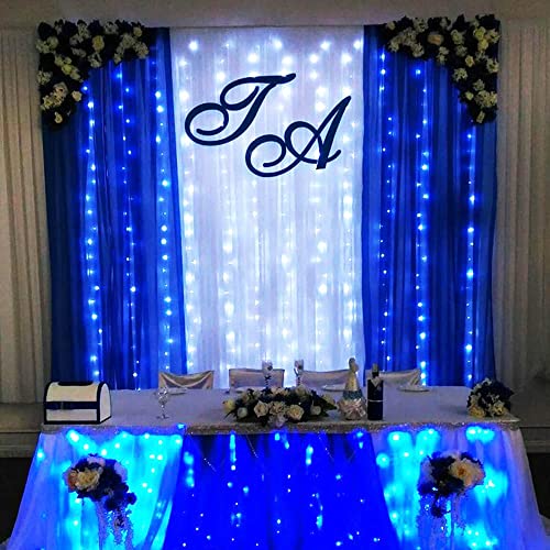 10x10 Royal Blue Backdrop Curtain for Parties Wrinkle Free Blue Photo Curtains Backdrop Drapes Fabric Decoration for Wedding Birthday Party Baby Shower 5ft x 10ft,2 Panels