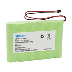 kastar 1-pack battery replacement for adt 17000145 17000152 impassa wireless alarm systems, dsc 6ph-h-4/3a3600-s-d22 dsc impassa scw9055 scw9057 bh7236-ss self-contained 2-way wireless security system