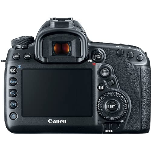 Canon EOS 5D Mark IV Full Frame Digital SLR Camera Body Bundle + 128GB Ultra High Speed Memory + Battery Grip and Extra Battery