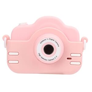 01 02 015 kids mini camera, kids digital camera cute plastic 2 inch screen 2mp for gifts(single shot pink)