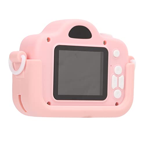 01 02 015 Kids Mini Camera, Kids Digital Camera Cute Plastic 2 Inch Screen 2MP for Gifts(Single Shot Pink)