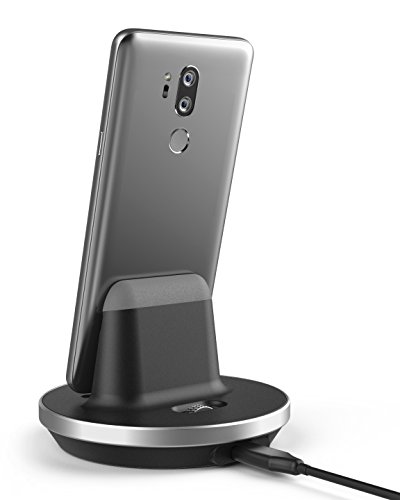 Encased Type C Charger Stand Compatible with LG Smartphones, USB-C Quick Charging Desktop Dock w/ 5FT Power Cable (V60,V50 ThinQ, Velvet G7/G8/Stylo 5/6, ac Adapter Sold Separately)