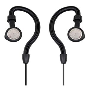 Midland – AVPH4 Ear Clip Headset for Midland GMRS Radios – Secure Fit – Built In Microphone and Push To Talk Button