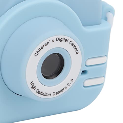 01 02 015 Kids Mini Camera, Kids Digital Camera Cute Plastic 2 Inch Screen 2MP for Gifts(Single Shot Blue)