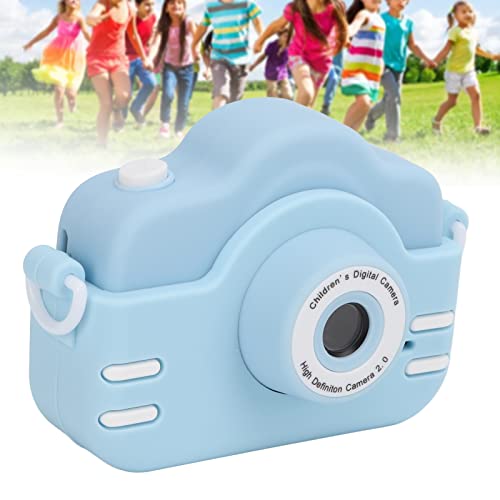 01 02 015 Kids Mini Camera, Kids Digital Camera Cute Plastic 2 Inch Screen 2MP for Gifts(Single Shot Blue)