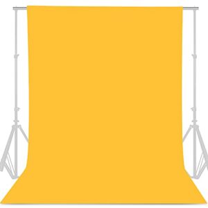 gfcc yellow backdrop – 8ftx10ft yellow photo backdrop for photoshoot background for photography screen video recording picture background
