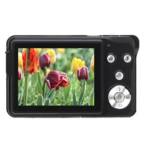 Akozon Digital Camera, 2.7in Display Digital Camera 2.7K 48MP 16x Zoom Anti Shaking HD Camera Face Recognition Digital Camera