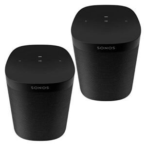 sonos two room set one sl – the powerful microphone-free speaker for music and more – black