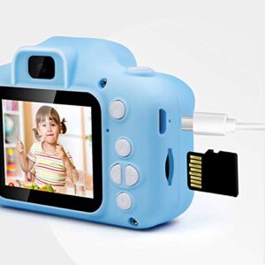 FengLS Digital Camera for Kids, 1080P Hd Kid Digital Video Camera Children Camera with 32GB SD Card Feastive Birthday Gifts for Boys Age 3-9, Portable Toy 2.0 LCD Mini Camera (Green)