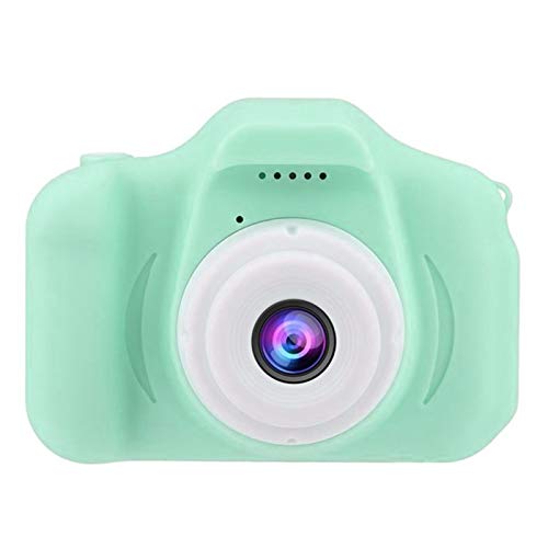 FengLS Digital Camera for Kids, 1080P Hd Kid Digital Video Camera Children Camera with 32GB SD Card Feastive Birthday Gifts for Boys Age 3-9, Portable Toy 2.0 LCD Mini Camera (Green)