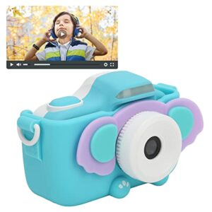 Shanrya Kids Digital Camera, 1000mAh Rechargeable 1080p Digital Children Camera 48MP Dual Camera for Gifts for Boys for Girls