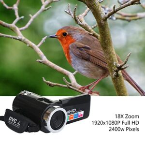 Digital Camera PC Camera HD 1080P Handheld Camera Electronic Anti-Shake 18X Digital Zoom Camera 24M Pixel Supporting Hot Boot Function Camera All-in One