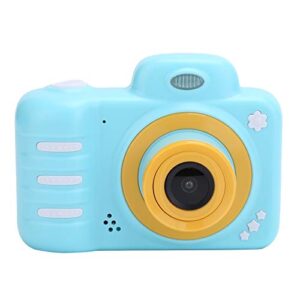 children video record camera, dual lens 2.4in 1080p kid camera toys, support continuous shooting, time lapse photography, gift for children on children’s day, birthday, christmas (blue)