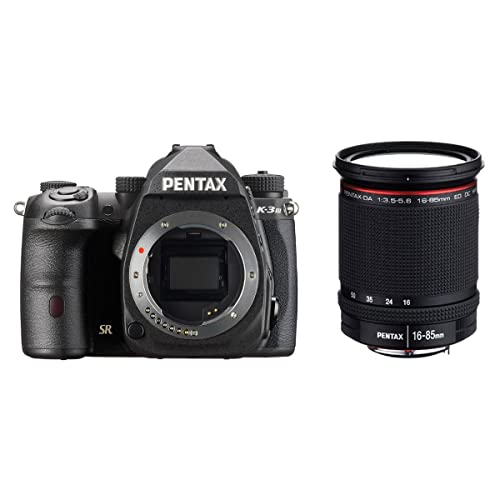 Pentax K-3 Mark III APS-C-Format DSLR Camera Body, Black with HD DA 16-85mm F3.5-5.6 ED DC WR Lens