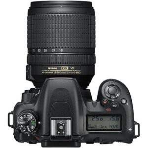 Nikon D7500 20.9MP DSLR Digital Camera with 18-140mm VR Lens (1582) Deluxe Bundle with SanDisk 64GB SD Card + Large Camera Bag + Filter Kit + Spare Battery + Telephoto Lens