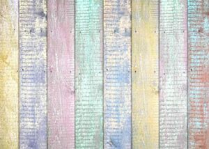 lywygg 7x5ft colorful rustic wood fence wall texture easter photography backdrops paint child baby shower birthday party background cp-146