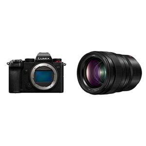 panasonic lumix s5 full frame mirrorless camera (dc-s5body) and lumix s pro 50mm f1.4 lens (s-x50)