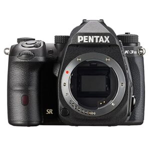 Pentax K-3 Mark III APS-C-Format DSLR Camera Body with SMCP-DA 35mm f/2.8 HD Macro Lens, Black Bundle with Flashpoint Zoom-Mini TTL R2 Flash, Softbox