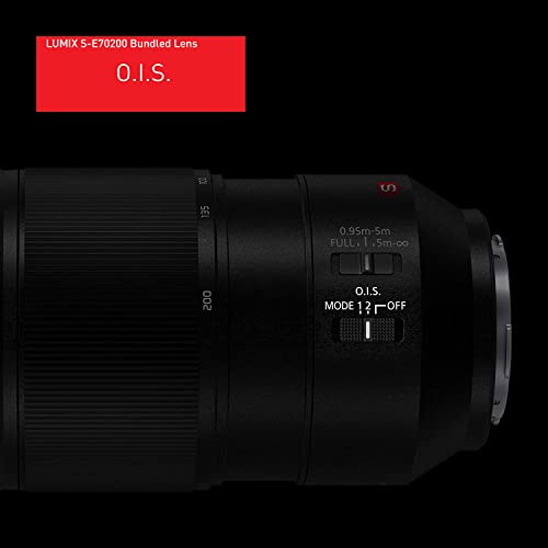 Panasonic LUMIX S5 Full Frame Mirrorless Camera (DC-S5KK) and LUMIX S PRO 70-200mm F2.8 Telephoto Lens (S-E70200)