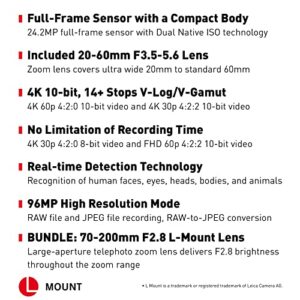 Panasonic LUMIX S5 Full Frame Mirrorless Camera (DC-S5KK) and LUMIX S PRO 70-200mm F2.8 Telephoto Lens (S-E70200)