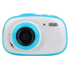 children digital camera, ips hd display screen 2 inch dustproof waterproof camera with children’s camera for share photo for take pictures(blue)