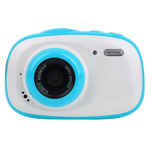 Children Digital Camera, IPS HD Display Screen 2 Inch Dustproof Waterproof Camera with Children's Camera for Share Photo for Take Pictures(Blue)