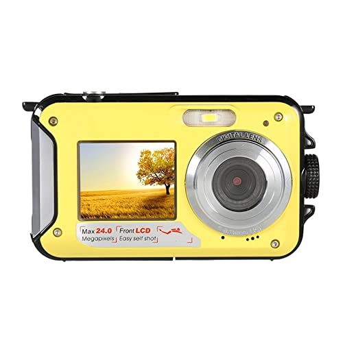 DYOSEN Digital Camera Aparat Cyfrowy Ekran Aparat Cyfrowy Selfie Wideorejestrator Do Podwodne Nagrywanie DV Digital Camera Photography (Color : A)
