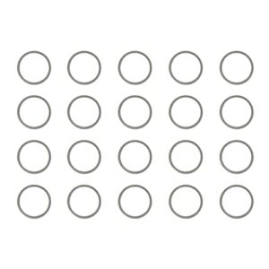 camera bezel ring set (back, set of 2) for apple iphone 11, 12, & 12 mini (black) (10 pack) with separator card