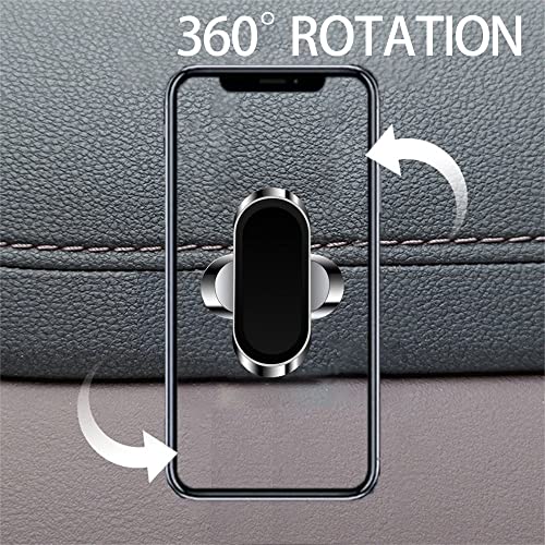 Car Magnetic Mobile Phone Holder,360° Rotation of Eight Magnetic Aluminum Alloy Dashboard Car Phone Holder,Compatible iPhone 13 Pro Max / 13 Pro and All Smartphone (Black)