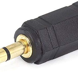 Monoprice 107126 3.5mm Stereo Plug to 2.5mm Stereo Jack Adaptor, Gold Plated