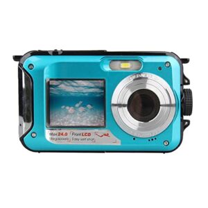 dyosen digital camera aparat cyfrowy ekran aparat cyfrowy selfie wideorejestrator do podwodne nagrywanie dv digital camera photography (color : blue)