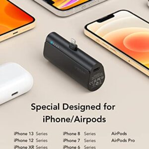 VEGER 2 Packs of 5000mAh Small Portable Chargers for iPhone, Mini Fast Charging 20W PD Power Bank Cordless Portable External Battery Pack for iPhone 13, 12, 11, 8, 7, XS Max, Pro Max, AirPods
