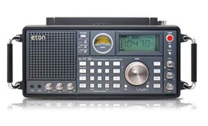 eton – elite 750, the classic am/fm/lw/vhf/shortwave radio with single side band, 360° rotating am antenna, 1000 channels, back-up battery packs, commitment to preparedness