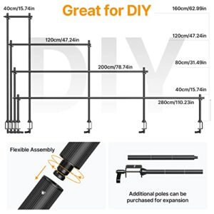 JUSMO LS15 Desk Overhead Camera Mount Rig Top-Down Shots, Professional Aluminum Tabletop Multi-Device Mount Platform for Product Photography/Video Making/Picture Taking/Live Stream and More