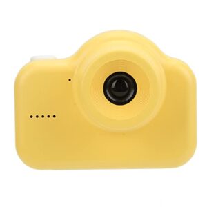 shanrya kids photo video camera, 600mah rechargeable 2inch ips screen high definition 720p digital children camera for gift(yellow duck)