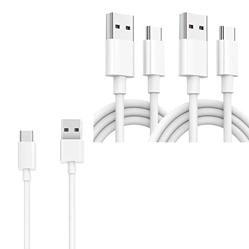 USB C Cable [3-Pack, 6.6ft] Type C Charger Fast Charging Cable, USB C Charging Cable for iPad Pro 12.9/11 Galaxy S10 S9 Plus, Note 10 9 LG, Type C Charger