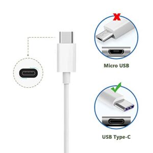 USB C Cable [3-Pack, 6.6ft] Type C Charger Fast Charging Cable, USB C Charging Cable for iPad Pro 12.9/11 Galaxy S10 S9 Plus, Note 10 9 LG, Type C Charger