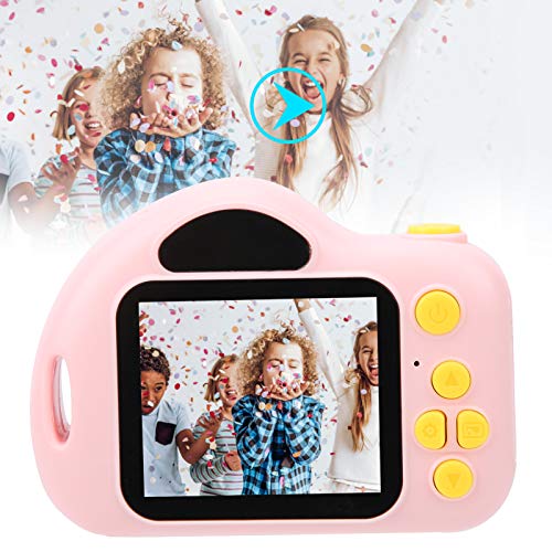 Children Small Digital Camera, 1200W Children Camera Mini Digital Video Photo Playback Camera with 2 Inch Color Display Round Corner Design Without Burrs Continuous Shot Mode