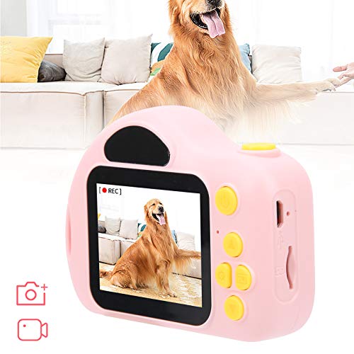 Children Small Digital Camera, 1200W Children Camera Mini Digital Video Photo Playback Camera with 2 Inch Color Display Round Corner Design Without Burrs Continuous Shot Mode