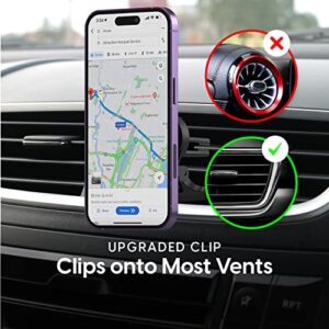 TALK WORKS Cell Phone Car Mount Compatible w/iPhone 13/13 Pro/13 Pro Max/14/14 Plus/14 Pro/14 Pro Max, 12, Mini, Pro/Max, MagSafe - Air Vent Magnetic Holder Stand (Black)